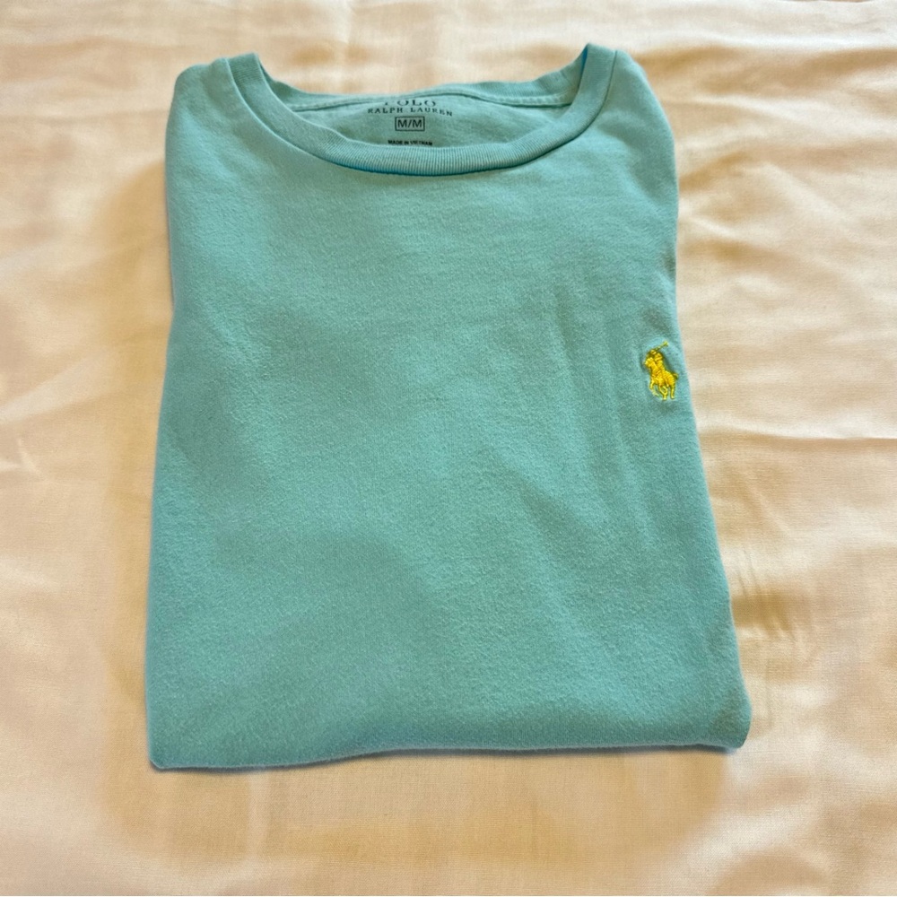 Polo Ralph Lauren Crewneck T-Shirt Size Medium Sky/Light Blue